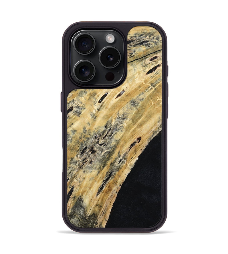 iPhone 16 Pro Wood Phone Case - Jrue (Wood Burl, 794839)