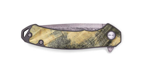 EDC Wood Pocket Knife - Golden (Wood Burl, 794840)