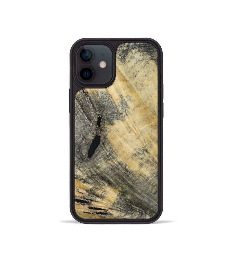 iPhone 12 mini Wood Phone Case - Golden (Wood Burl, 794840)