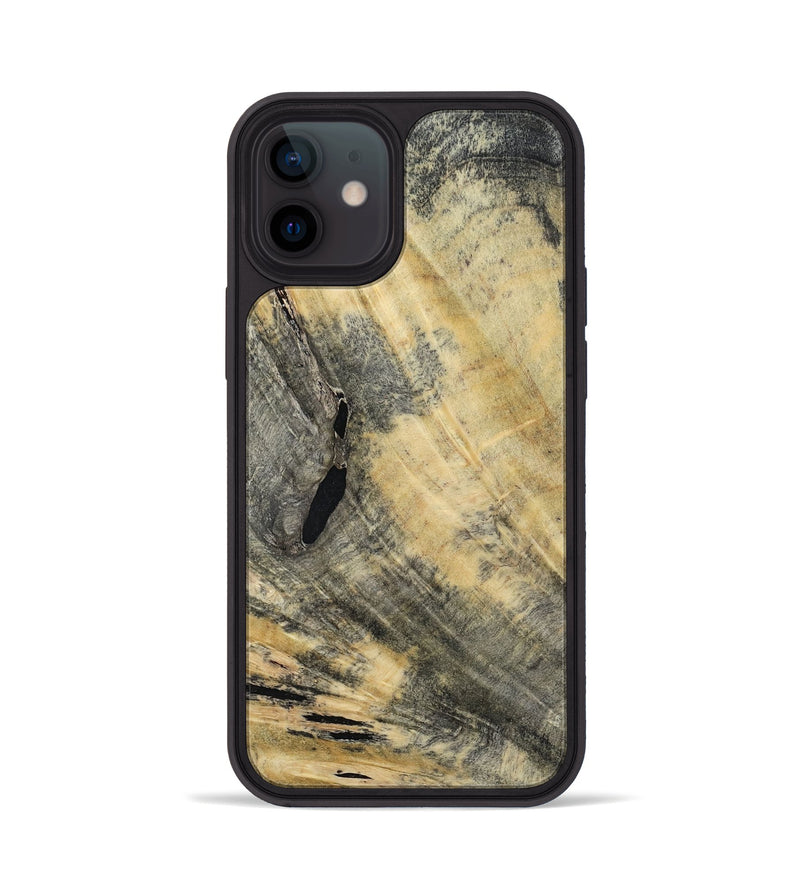 iPhone 12 Wood Phone Case - Golden (Wood Burl, 794840)