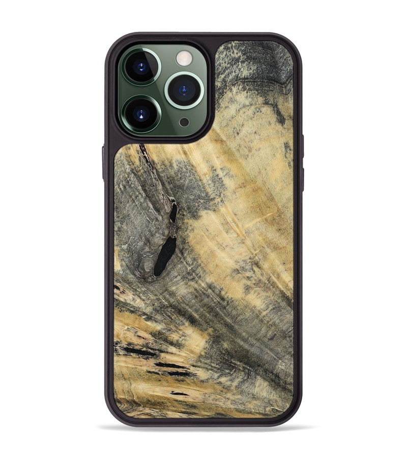 iPhone 13 Pro Max Wood Phone Case - Golden (Wood Burl, 794840)
