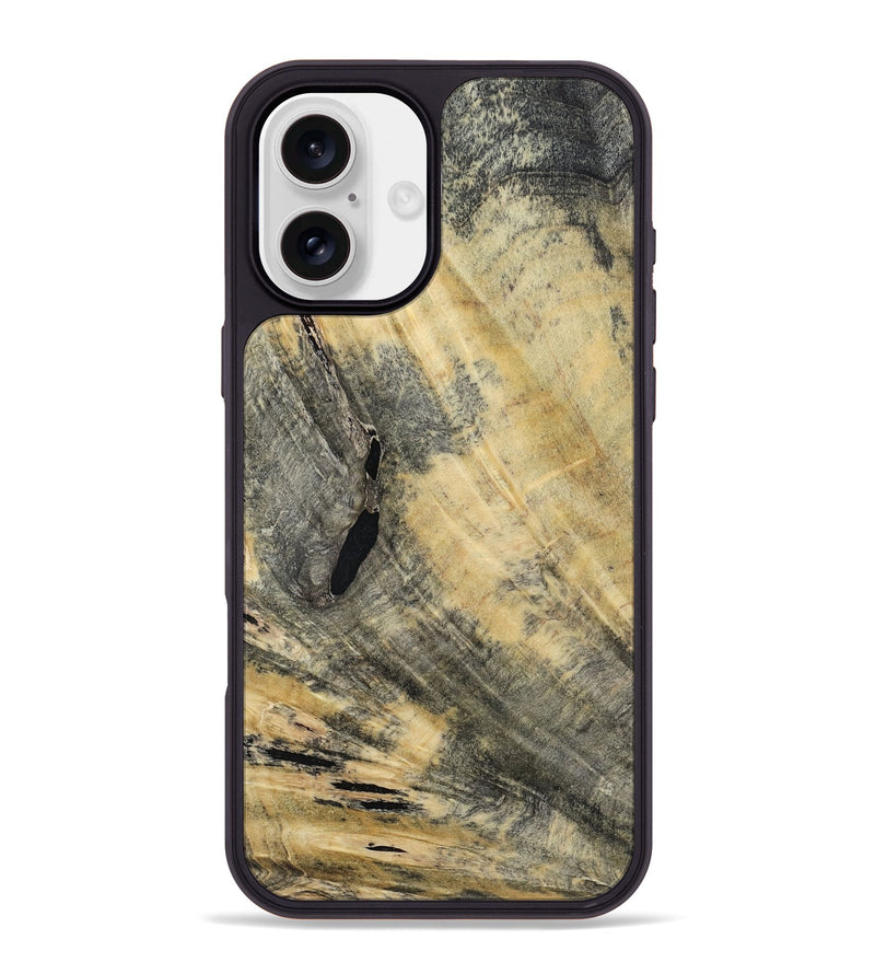 iPhone 16 Plus Wood Phone Case - Golden (Wood Burl, 794840)