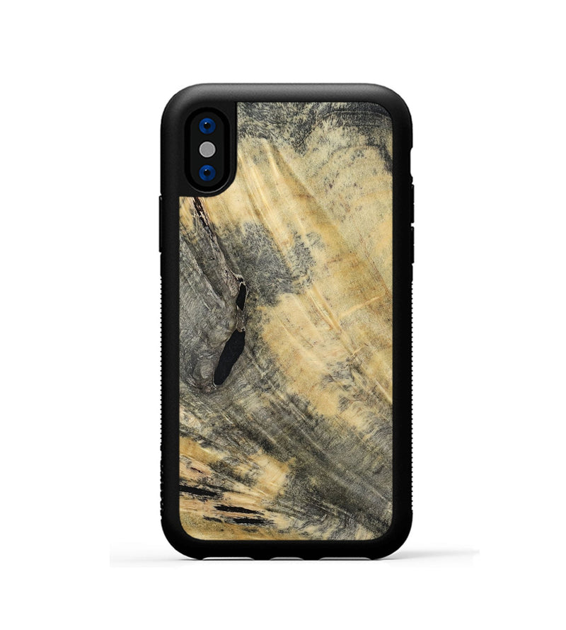 iPhone Xs Wood Phone Case - Golden (Wood Burl, 794840)
