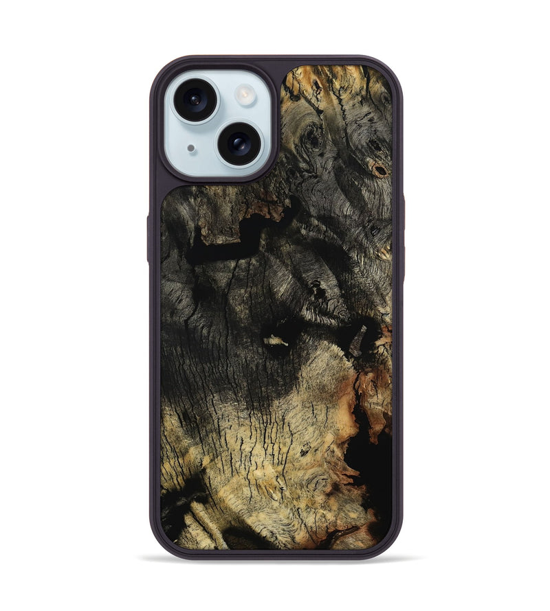 iPhone 15 Wood Phone Case - Bruno (Wood Burl, 794842)