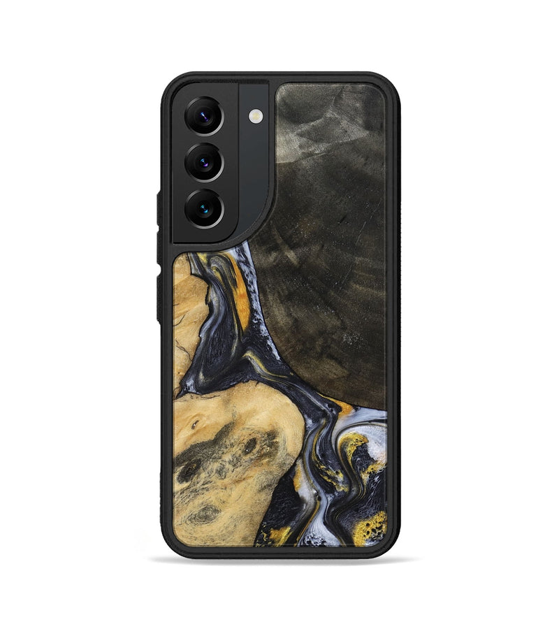 Galaxy S22 Wood Phone Case - Boone (Black & White, 794932)