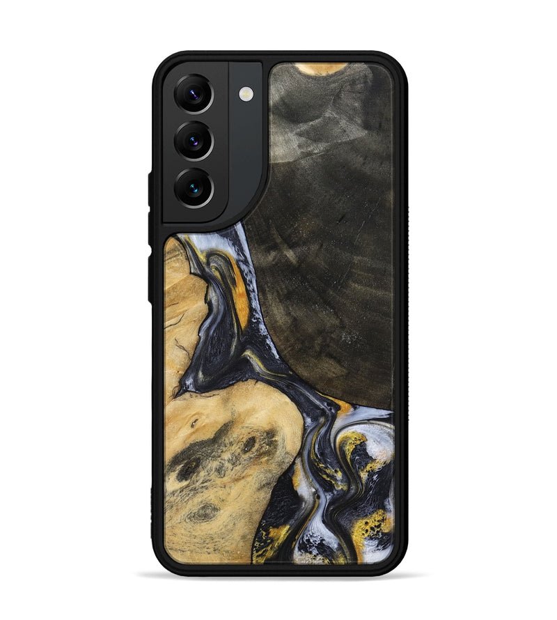 Galaxy S22 Plus Wood Phone Case - Boone (Black & White, 794932)