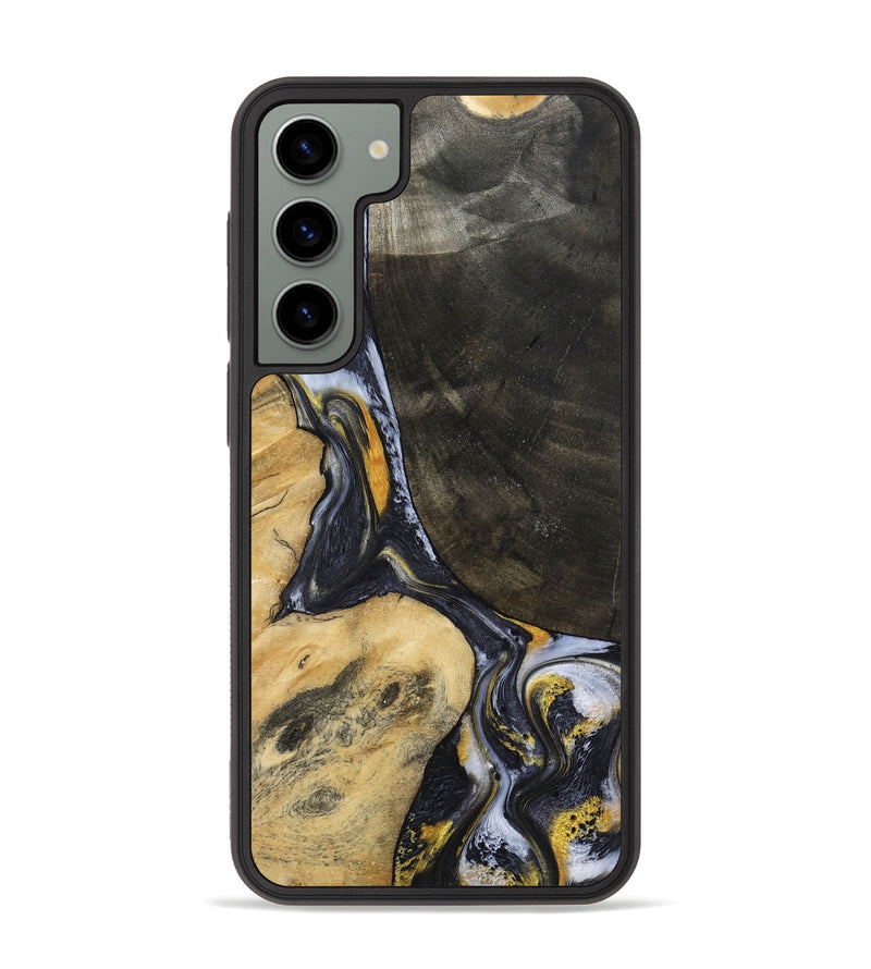 Galaxy S23 Plus Wood Phone Case - Boone (Black & White, 794932)