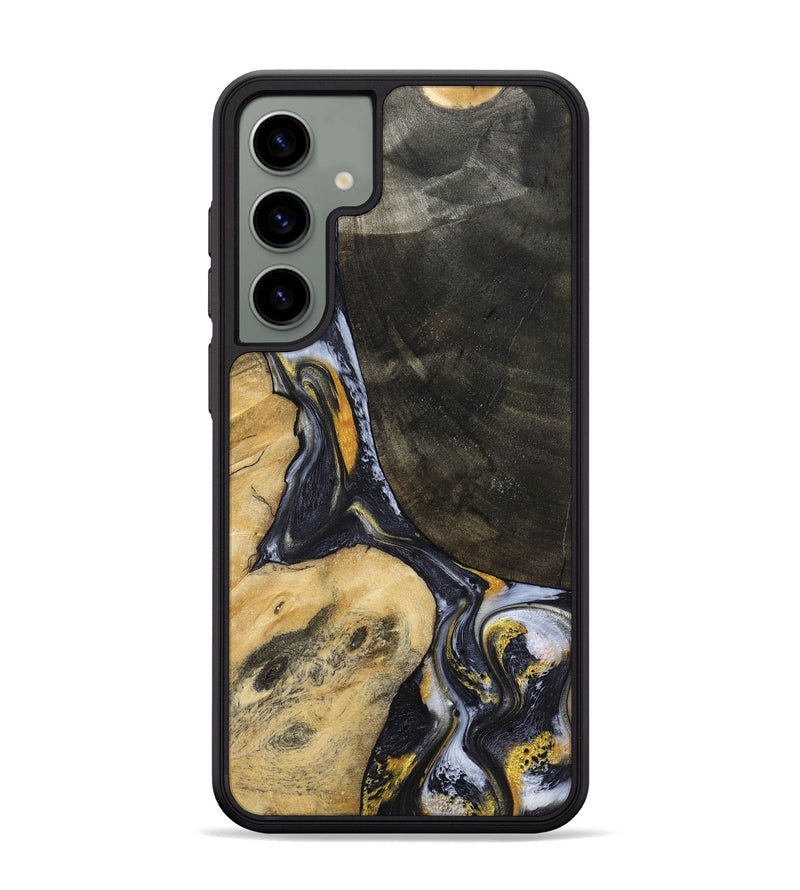 Galaxy S24 Plus Wood Phone Case - Boone (Black & White, 794932)