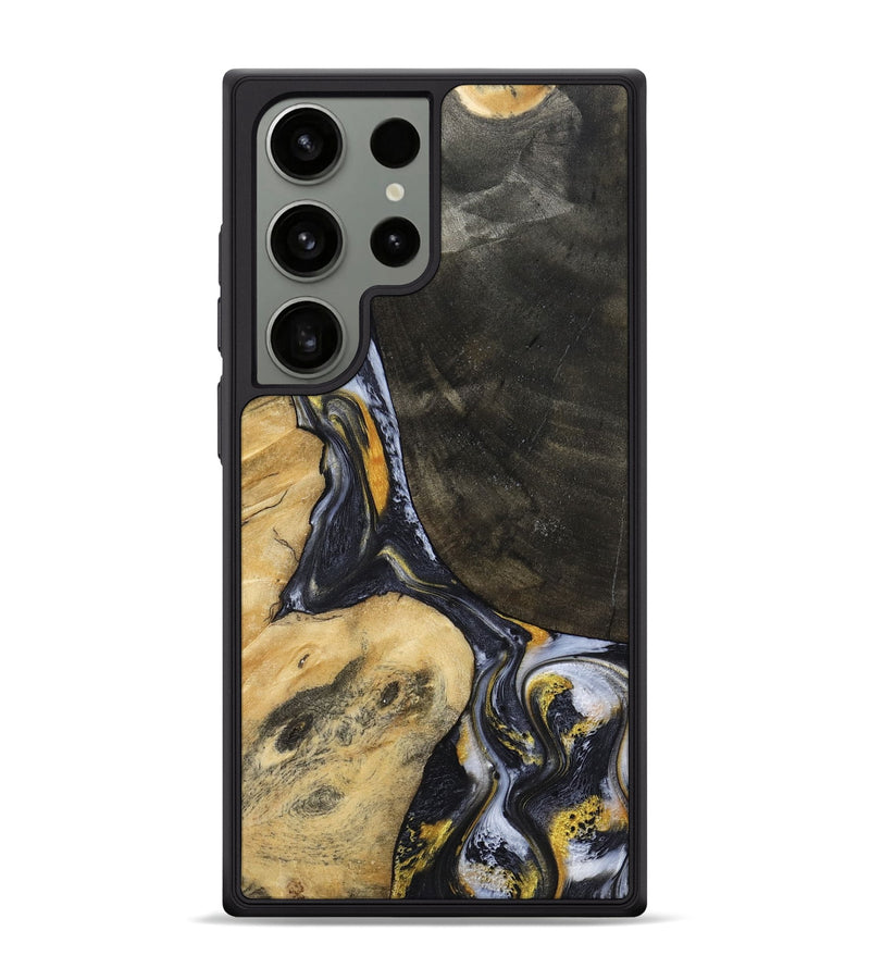 Galaxy S24 Ultra Wood Phone Case - Boone (Black & White, 794932)