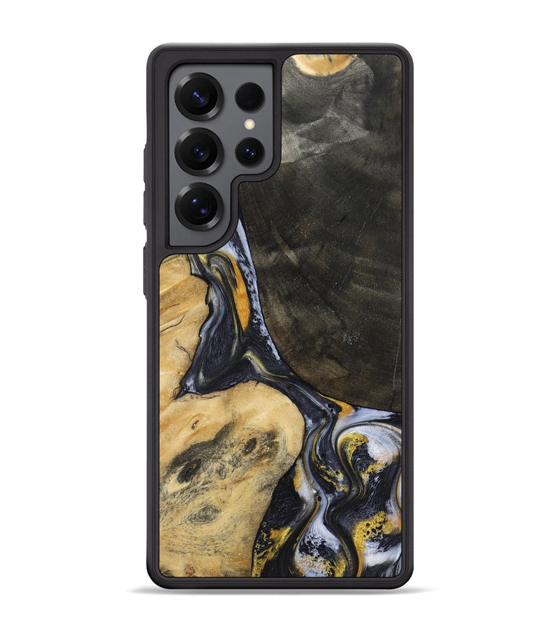 Galaxy S25 Ultra Wood Phone Case - Boone (Black & White, 794932)