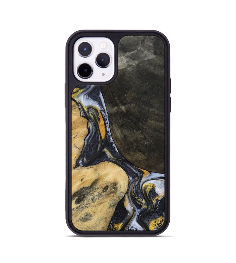 iPhone 11 Pro Wood Phone Case - Boone (Black & White, 794932)