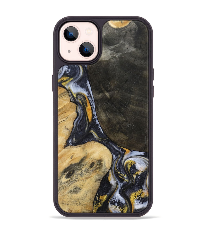 iPhone 14 Plus Wood Phone Case - Boone (Black & White, 794932)