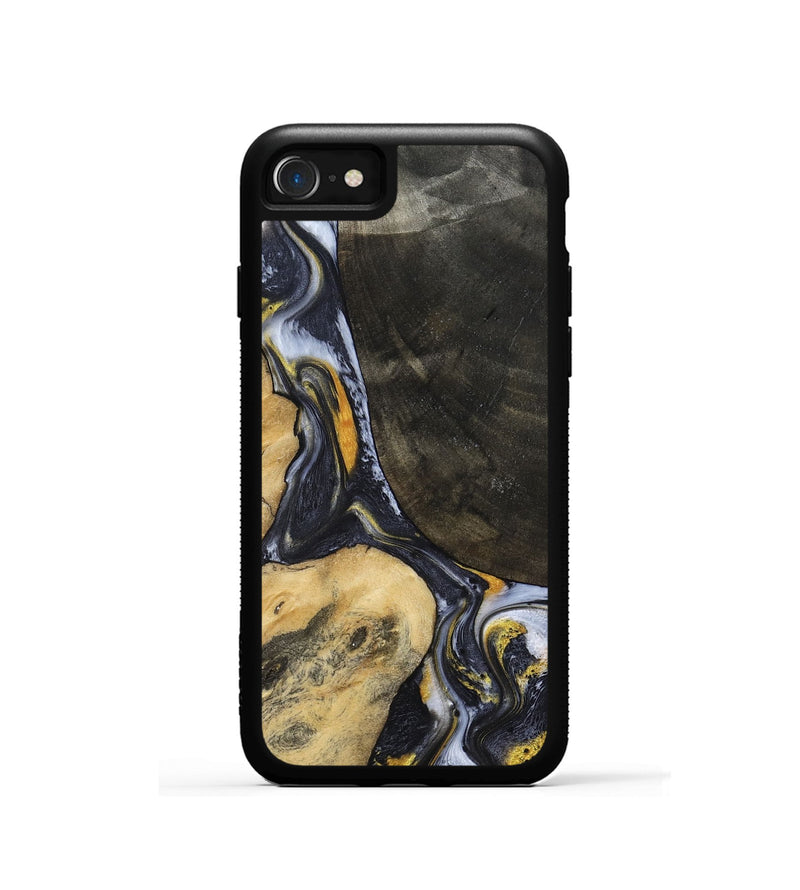 iPhone SE Wood Phone Case - Boone (Black & White, 794932)