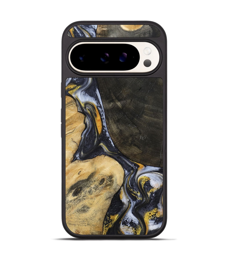 Pixel 9 Pro Wood Phone Case - Boone (Black & White, 794932)