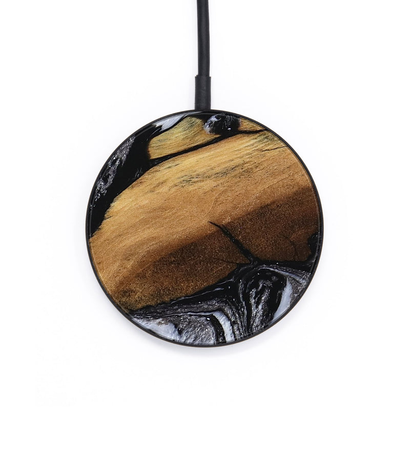 Circle Wood Wireless Charger - Blake (Black & White, 794933)