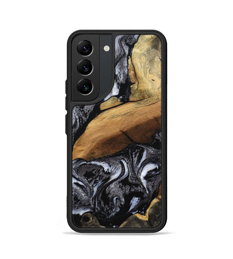Galaxy S22 Wood Phone Case - Blake (Black & White, 794933)