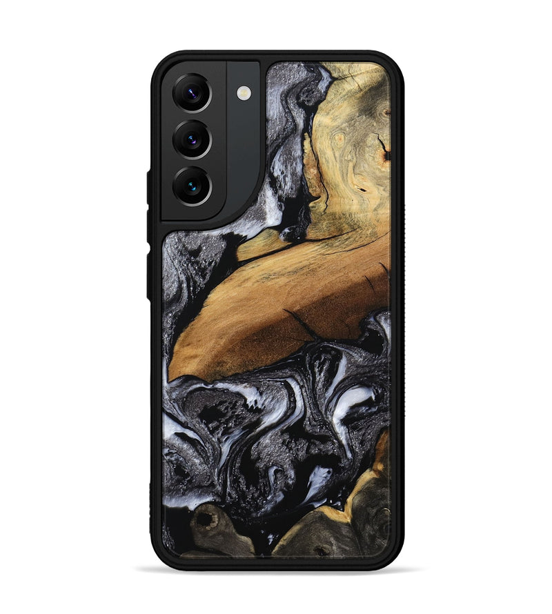 Galaxy S22 Plus Wood Phone Case - Blake (Black & White, 794933)
