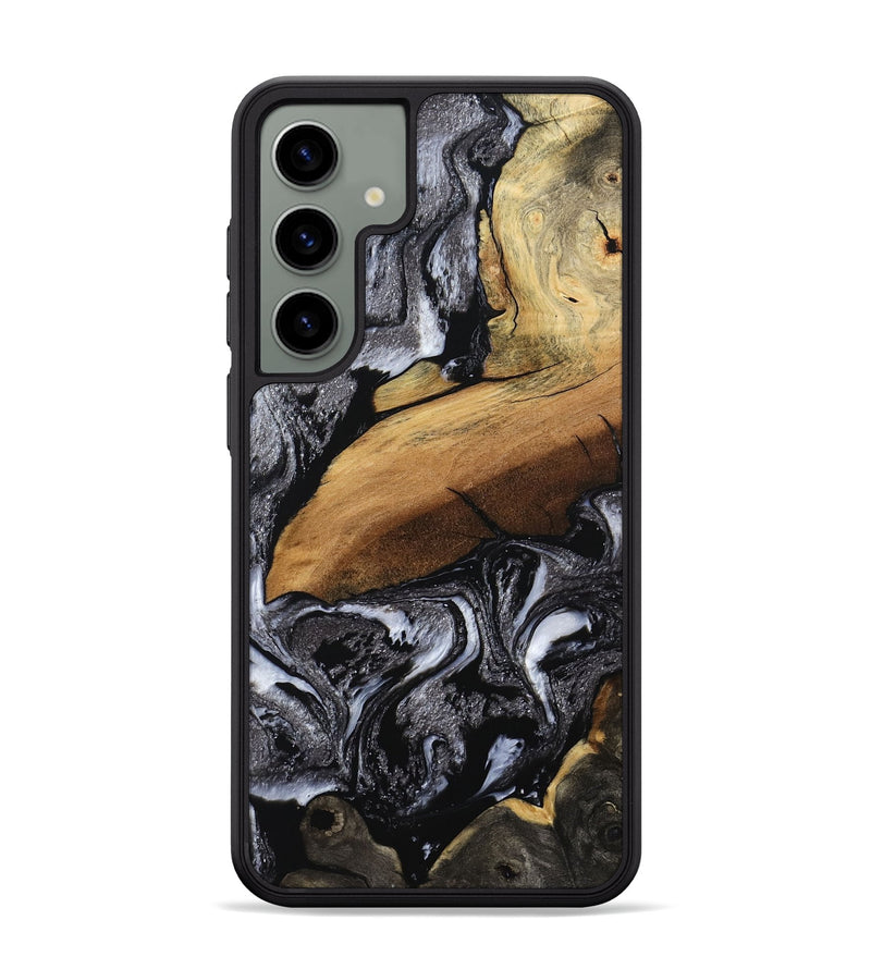 Galaxy S24 Plus Wood Phone Case - Blake (Black & White, 794933)