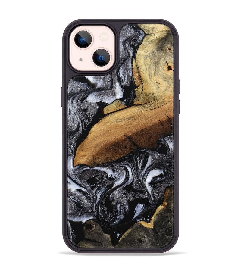iPhone 14 Plus Wood Phone Case - Blake (Black & White, 794933)