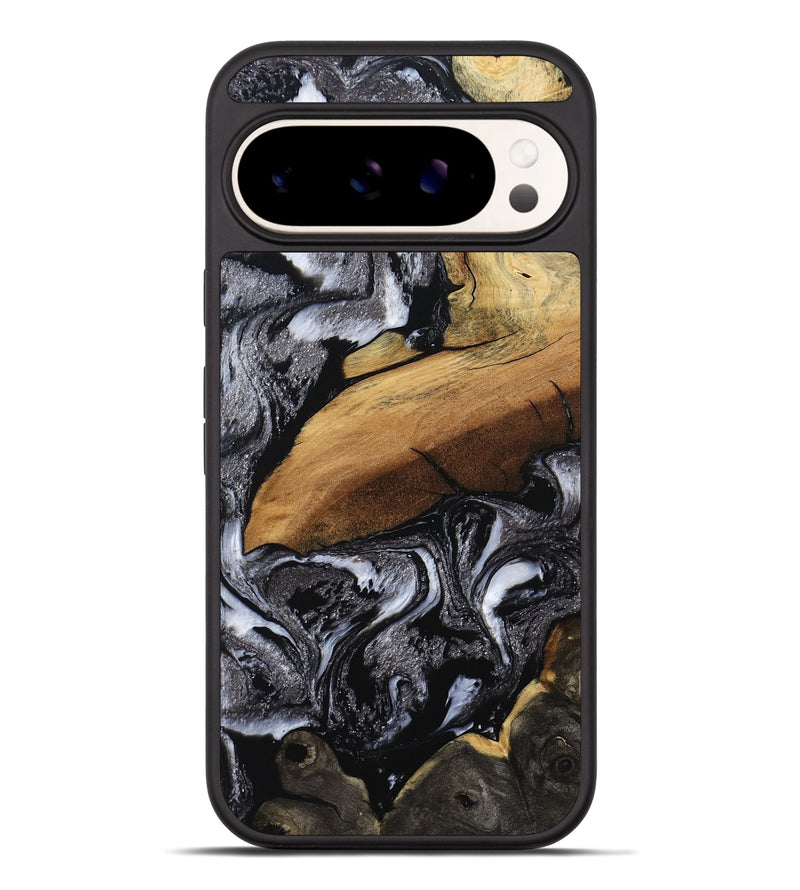 Pixel 9 Pro XL Wood Phone Case - Blake (Black & White, 794933)