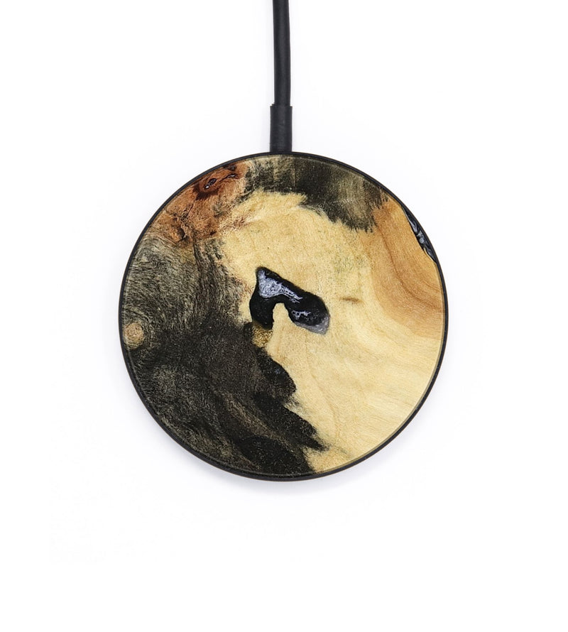 Circle Wood Wireless Charger - Orpha (Black & White, 794935)