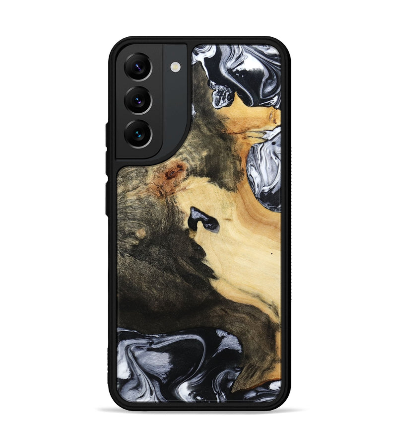 Galaxy S22 Plus Wood Phone Case - Orpha (Black & White, 794935)