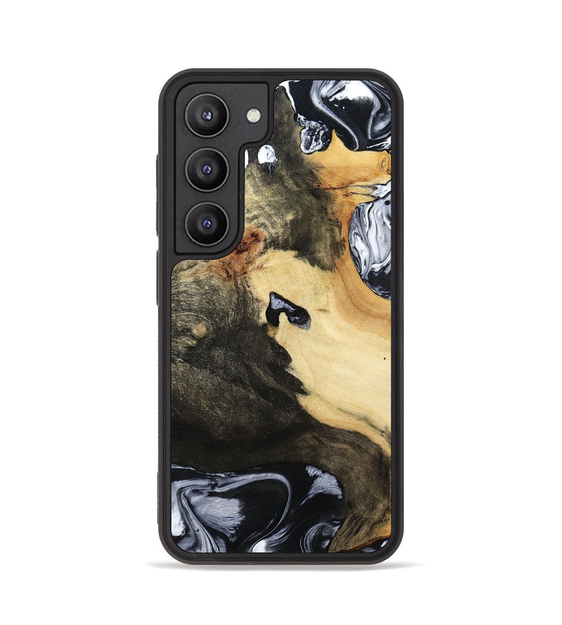 Galaxy S23 Wood Phone Case - Orpha (Black & White, 794935)