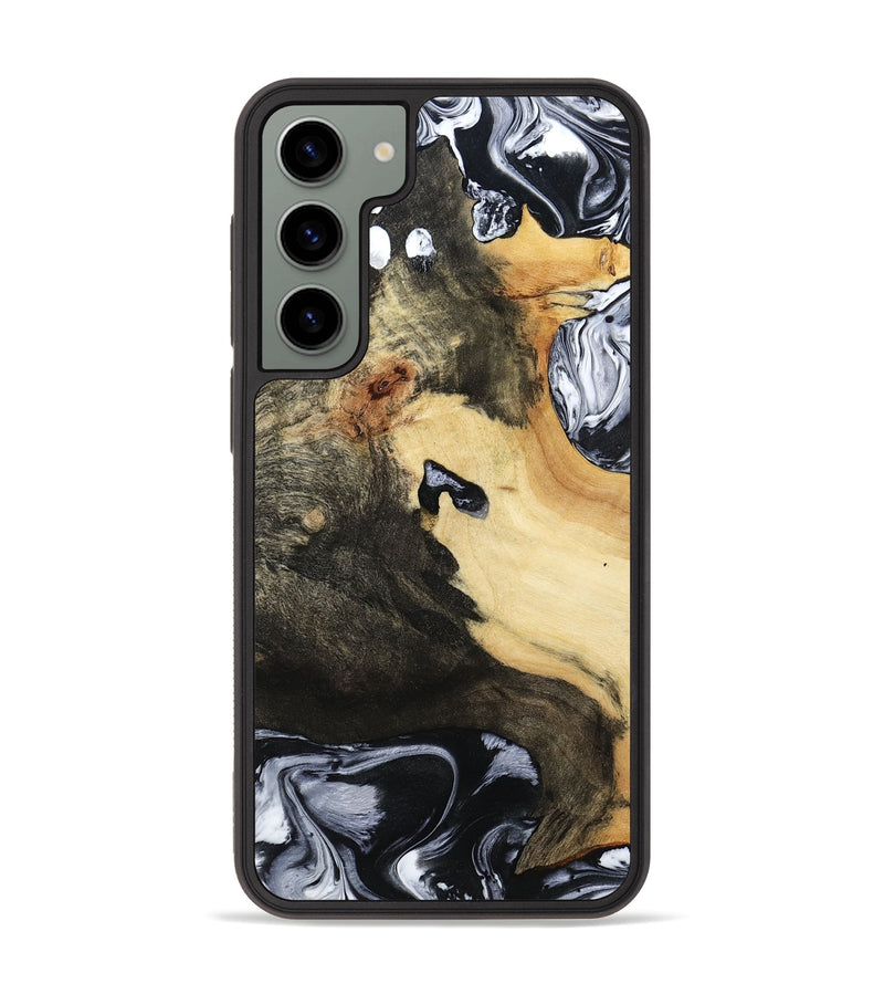 Galaxy S23 Plus Wood Phone Case - Orpha (Black & White, 794935)