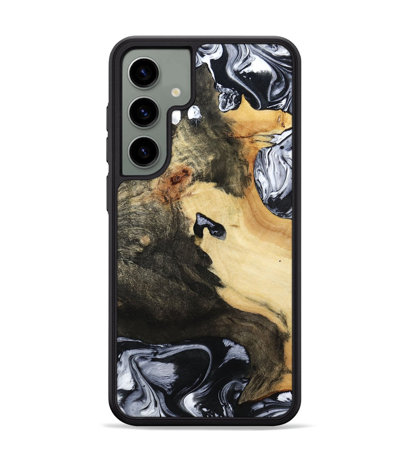 Galaxy S24 Plus Wood Phone Case - Orpha (Black & White, 794935)