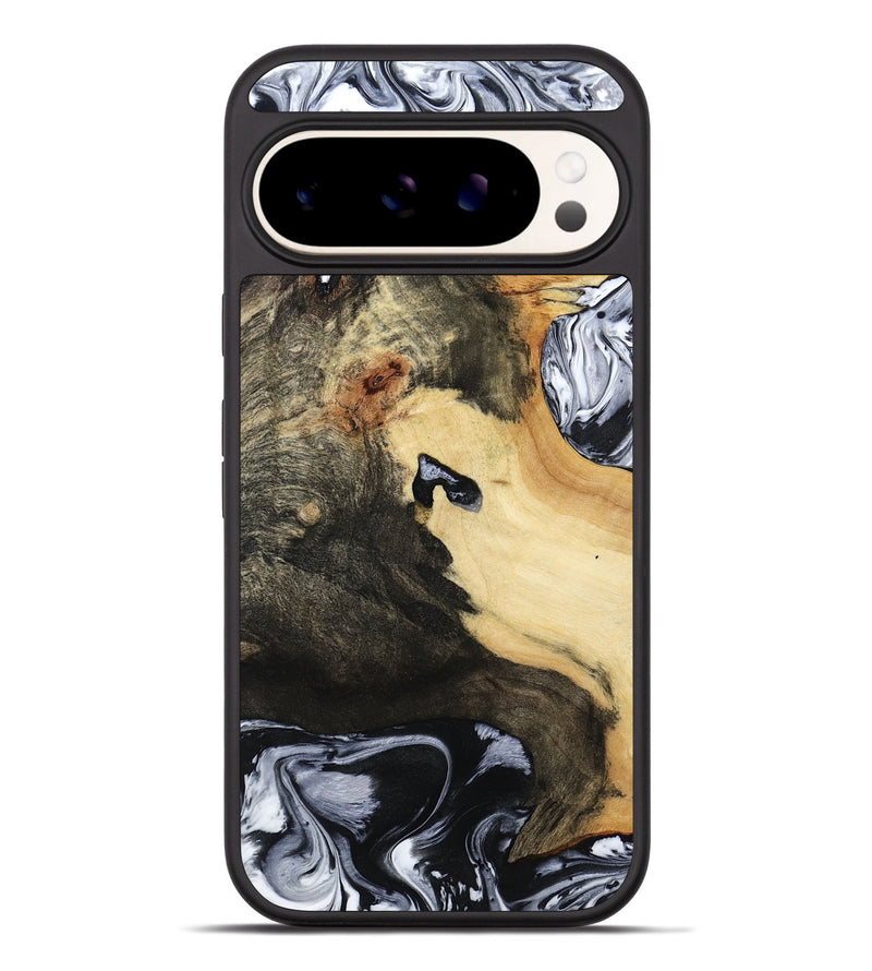 Pixel 9 Pro XL Wood Phone Case - Orpha (Black & White, 794935)