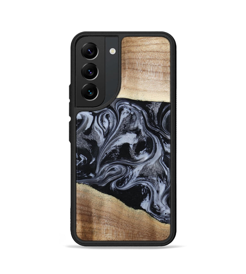 Galaxy S22 Wood Phone Case - Sheree (Black & White, 794940)