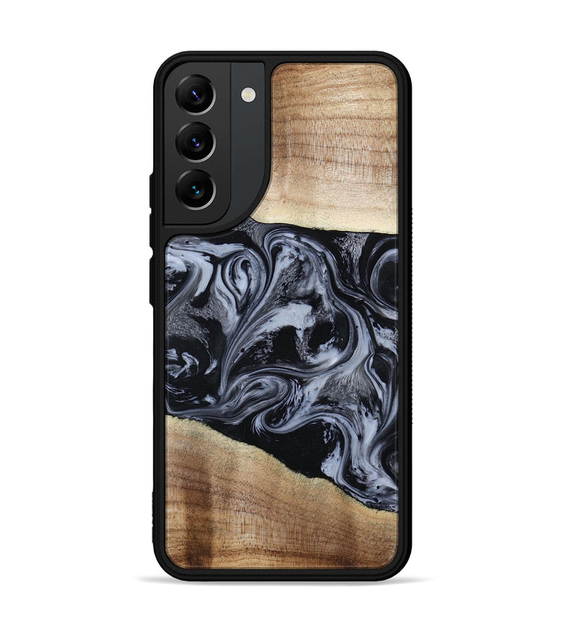 Galaxy S22 Plus Wood Phone Case - Sheree (Black & White, 794940)
