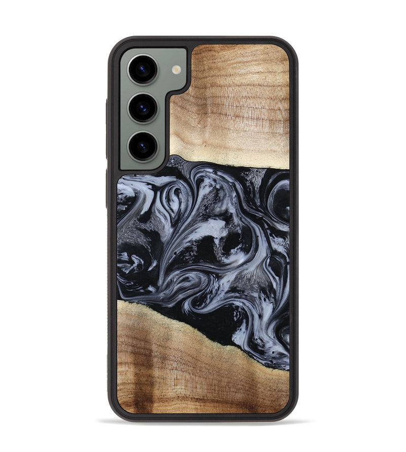 Galaxy S23 Plus Wood Phone Case - Sheree (Black & White, 794940)