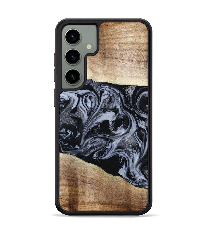 Galaxy S24 Plus Wood Phone Case - Sheree (Black & White, 794940)