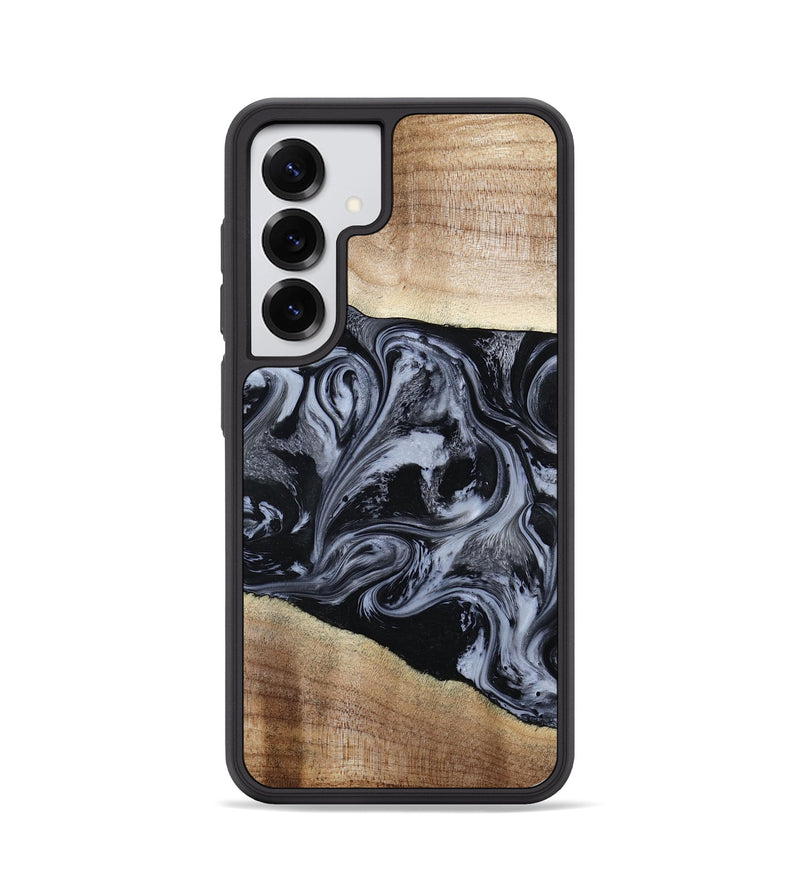 Galaxy S25 Wood Phone Case - Sheree (Black & White, 794940)
