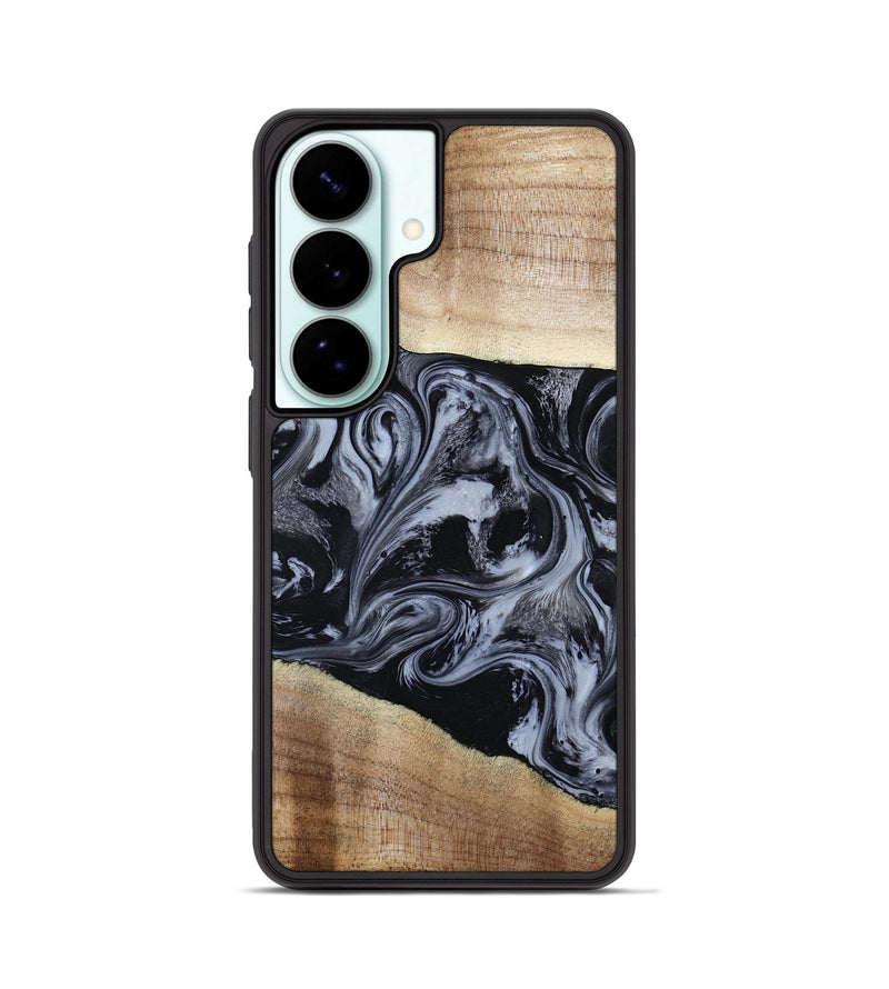 Galaxy S26 Wood Phone Case - Sheree (Black & White, 794940)