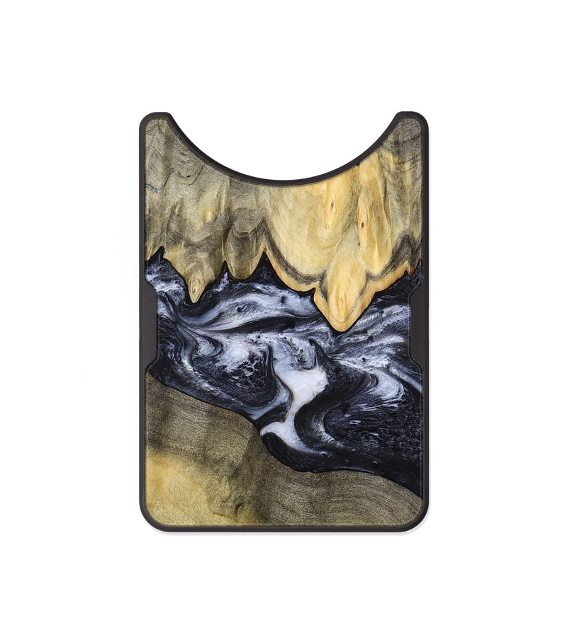 Alloy Wood Wallet - Natasha (Black & White, 794943)