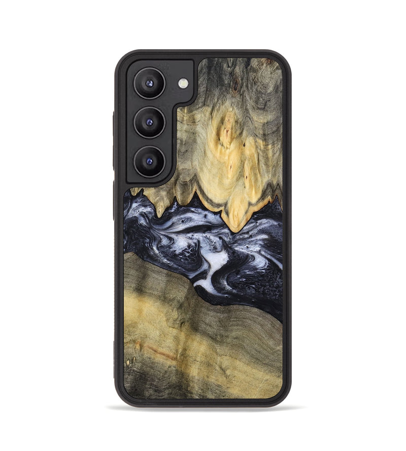 Galaxy S23 Wood Phone Case - Natasha (Black & White, 794943)
