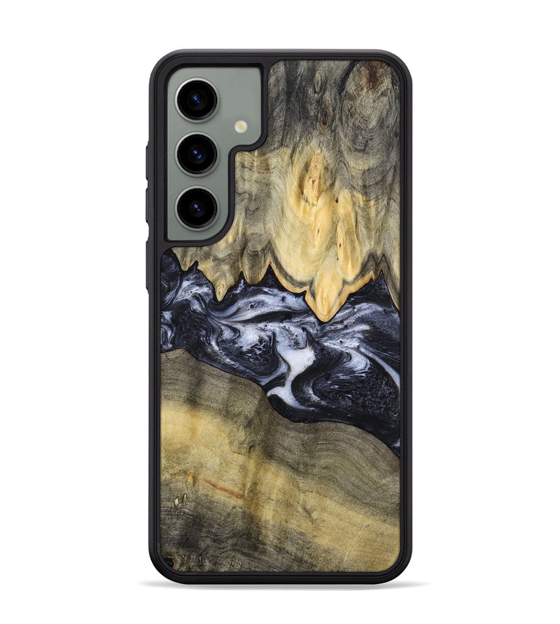 Galaxy S24 Plus Wood Phone Case - Natasha (Black & White, 794943)