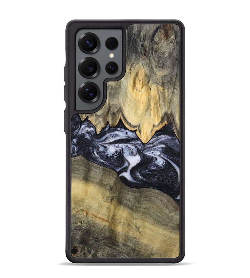 Galaxy S25 Ultra Wood Phone Case - Natasha (Black & White, 794943)