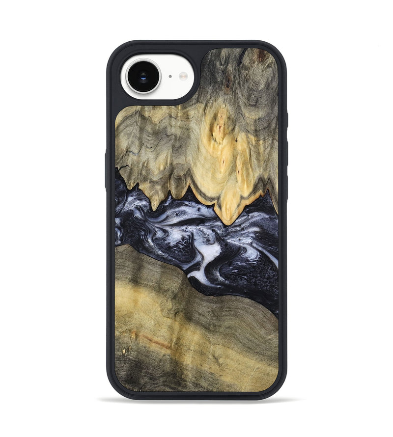 iPhone 16e Wood Phone Case - Natasha (Black & White, 794943)