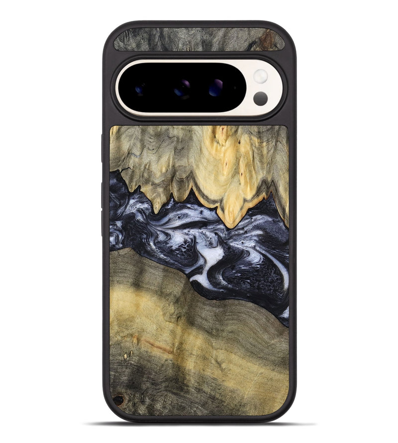 Pixel 9 Pro XL Wood Phone Case - Natasha (Black & White, 794943)