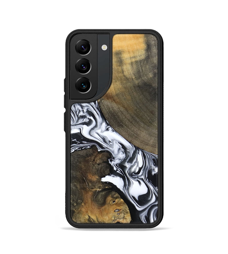 Galaxy S22 Wood Phone Case - Willow (Black & White, 794944)
