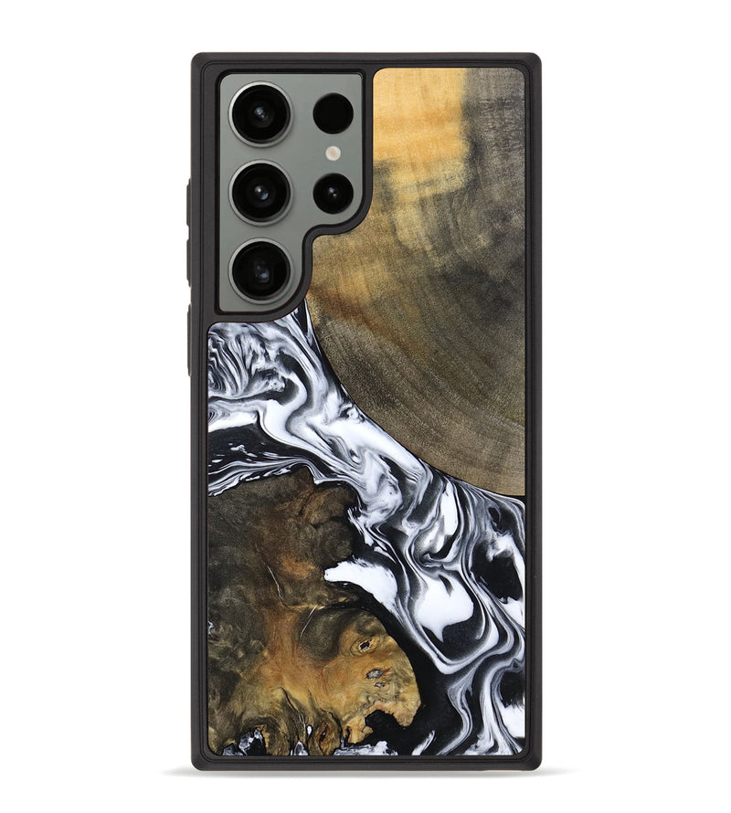 Galaxy S23 Ultra Wood Phone Case - Willow (Black & White, 794944)