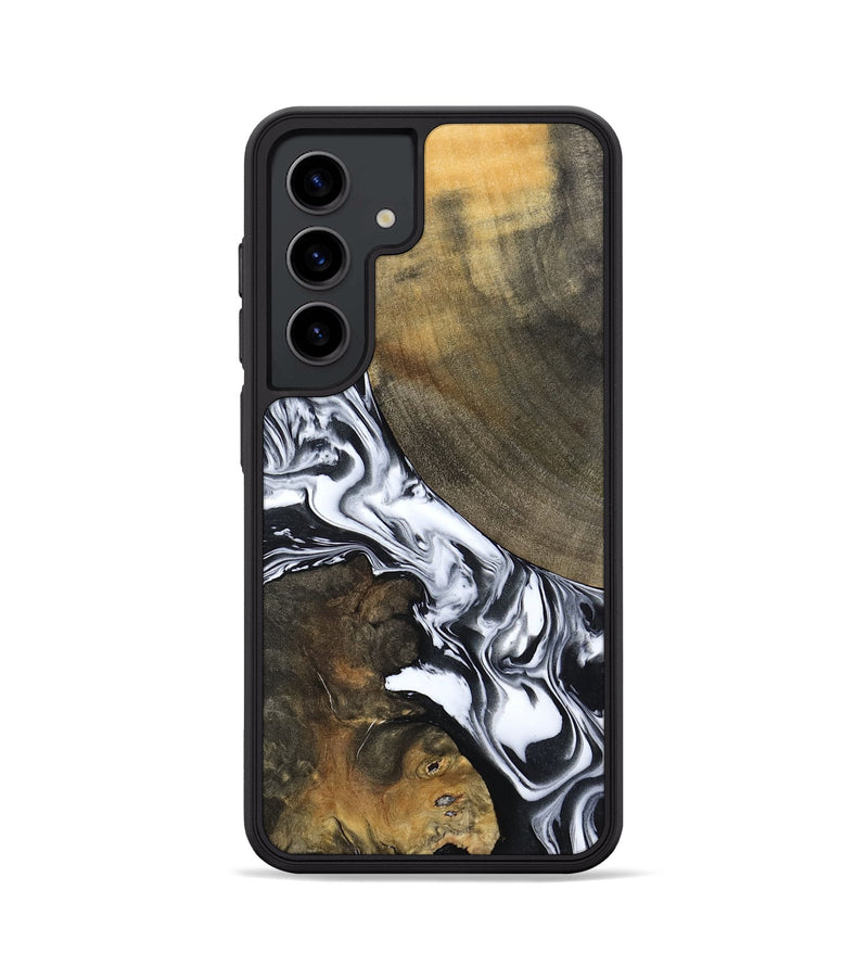 Galaxy S24 Wood Phone Case - Willow (Black & White, 794944)