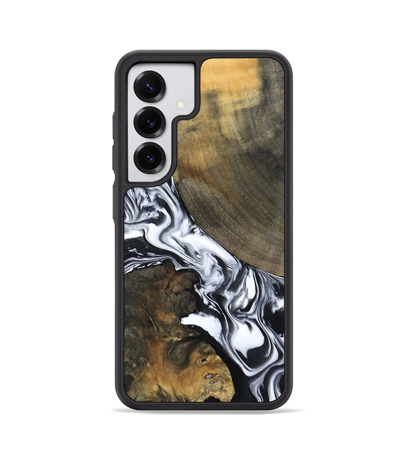 Galaxy S25 Wood Phone Case - Willow (Black & White, 794944)