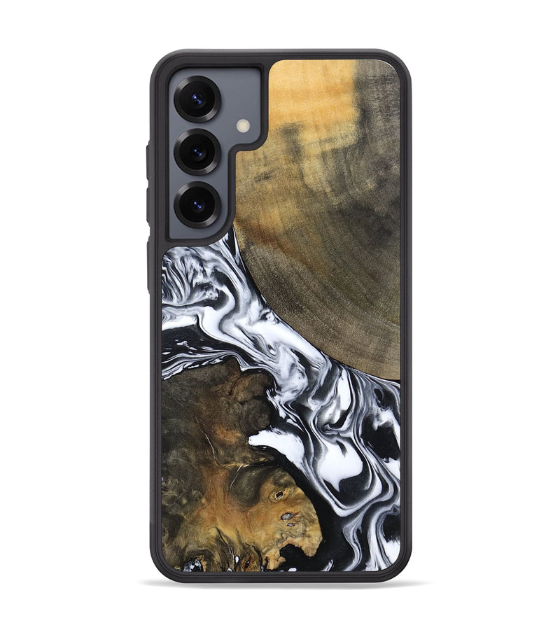 Galaxy S25 Plus Wood Phone Case - Willow (Black & White, 794944)