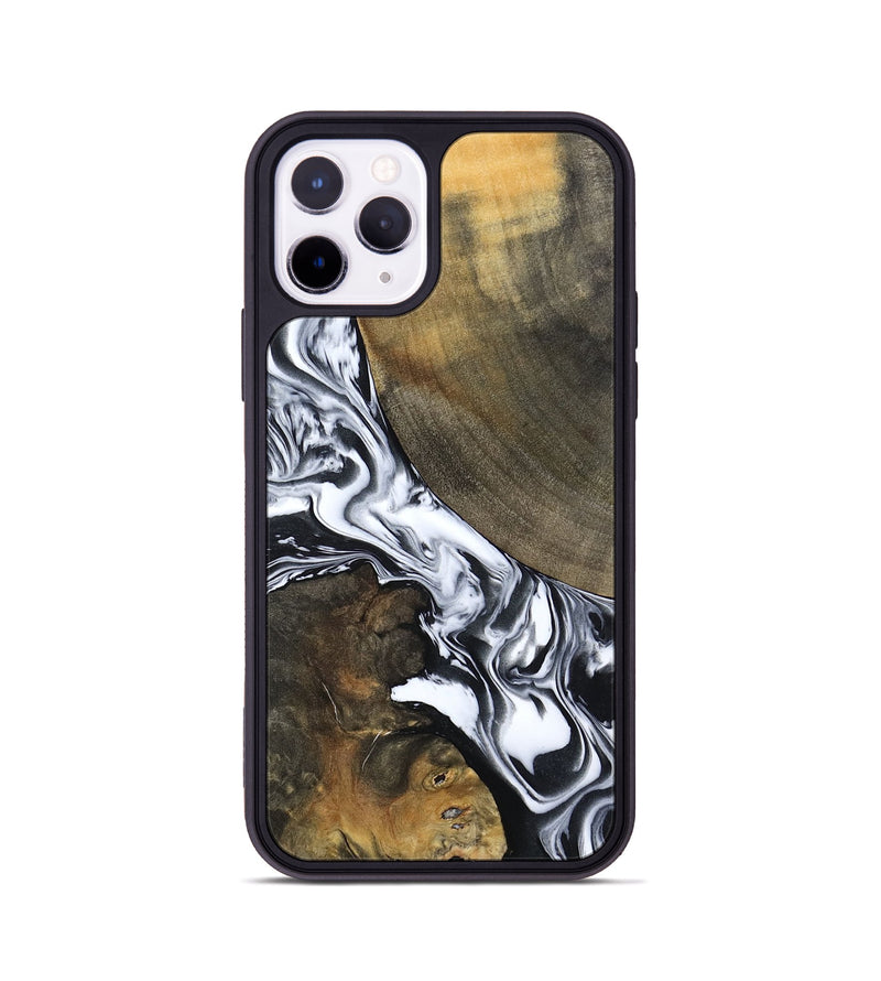 iPhone 11 Pro Wood Phone Case - Willow (Black & White, 794944)