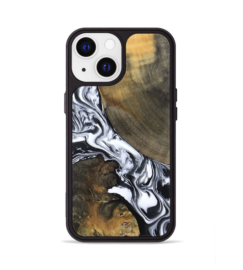 iPhone 13 Wood Phone Case - Willow (Black & White, 794944)