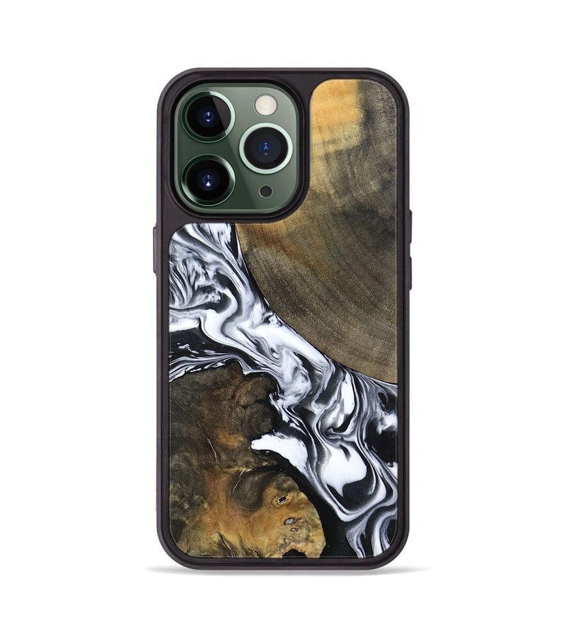 iPhone 13 Pro Wood Phone Case - Willow (Black & White, 794944)